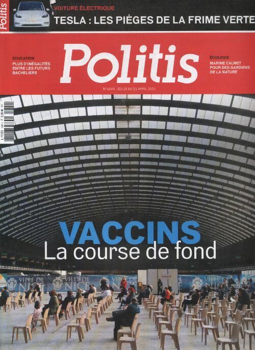 Livrenpoche : Politis n°1649 : Vaccins, la course de fond - Collectif - Livre