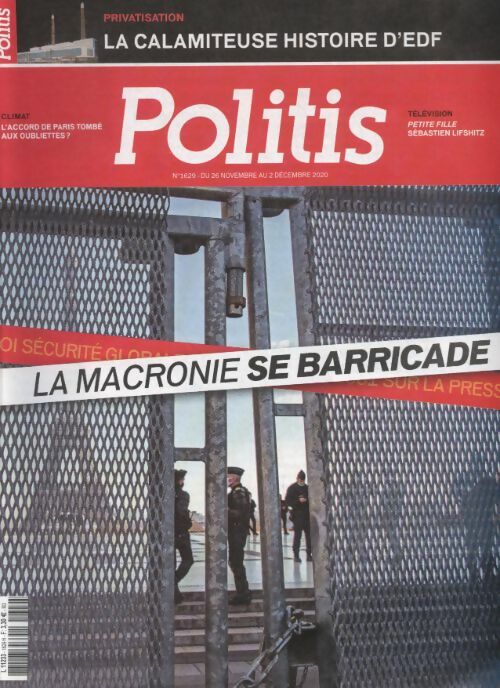 Politis n°1629 : La macronie se barricade - Collectif -  Politis - Livre