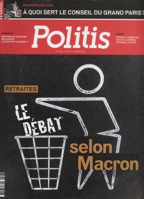 Livrenpoche : Politis n°1593 : Retraites, le débat selon Macron - Collectif - Livre