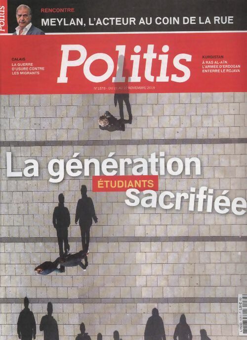 Politis n°1578 : Etudiants, la génération sacrifiée - Collectif -  Politis - Livre