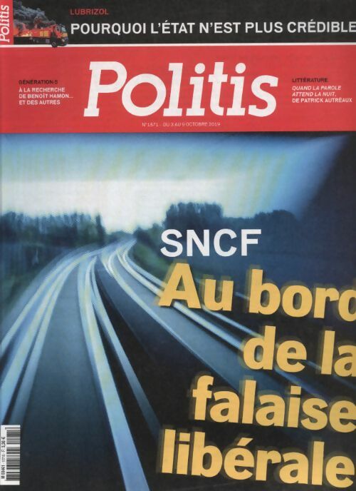 Politis n°1571 : SNCF, au bord de la falaise libérale - Collectif -  Politis - Livre