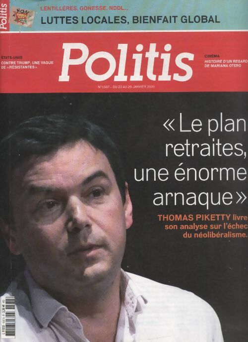 Livrenpoche : Politis n°1587 : Le plan retraite, une énorme arnaque - Collectif - Livre