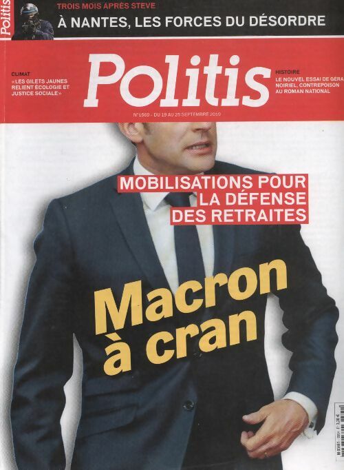 Livrenpoche : Politis n°1569 : Macron à cran - Collectif - Livre