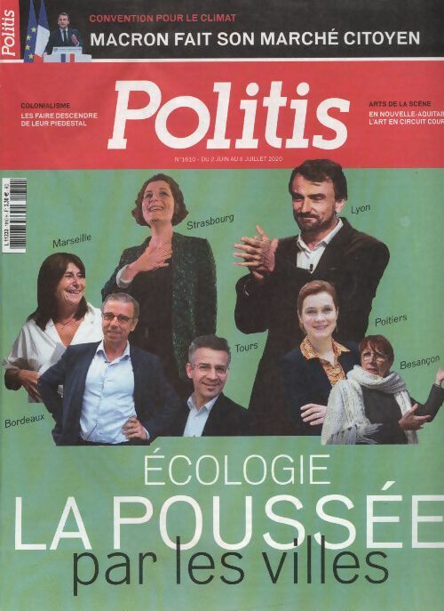Livrenpoche : Politis n°1610 : Ecologie, la poussée par les villes - Collectif - Livre