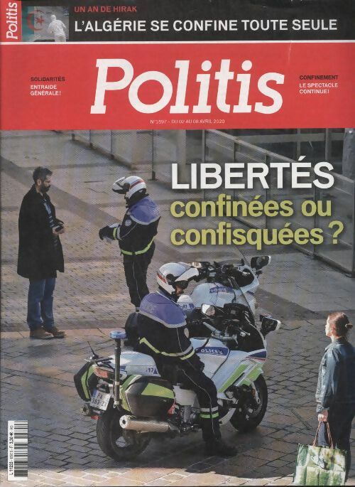 Livrenpoche : Politis n°1597 : Libertés confinées ou confisquées ? - Collectif - Livre