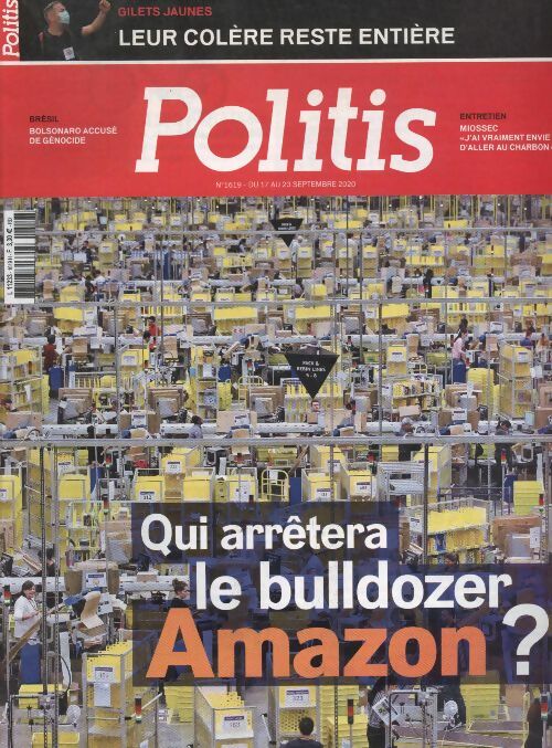 Livrenpoche : Politis n°1619 : Qui arrêtera le bulldozer Amazon ? - Collectif - Livre