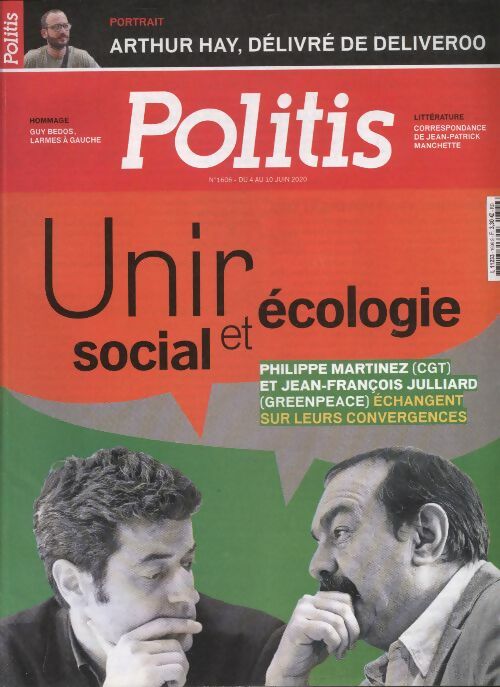 Livrenpoche : Politis n°1606 : Unir social et écologie - Collectif - Livre