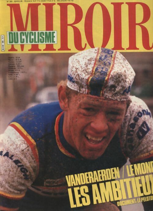 Livrenpoche : Miroir du cyclisme n°365 : Vanderaerden / Lemond, les ambitieux - Collectif - Livre