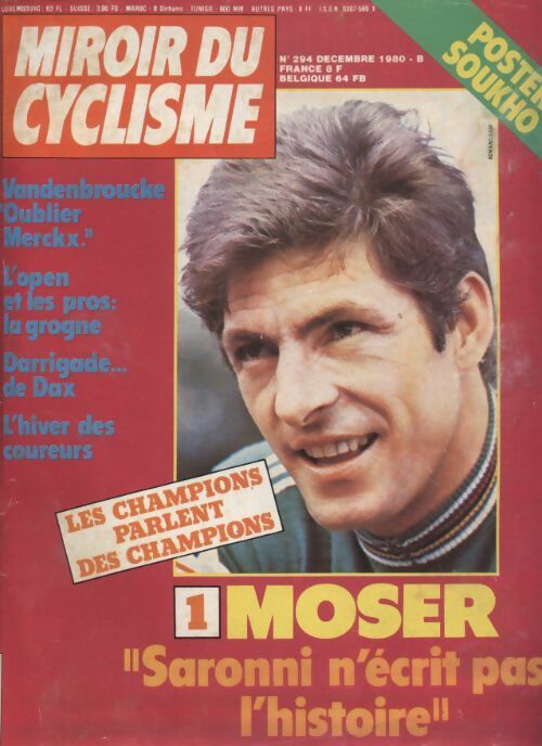 Livrenpoche : Miroir du cyclisme n°294 : Moser "Saronni n'écrit pas l'histoire" - Collectif - Livre