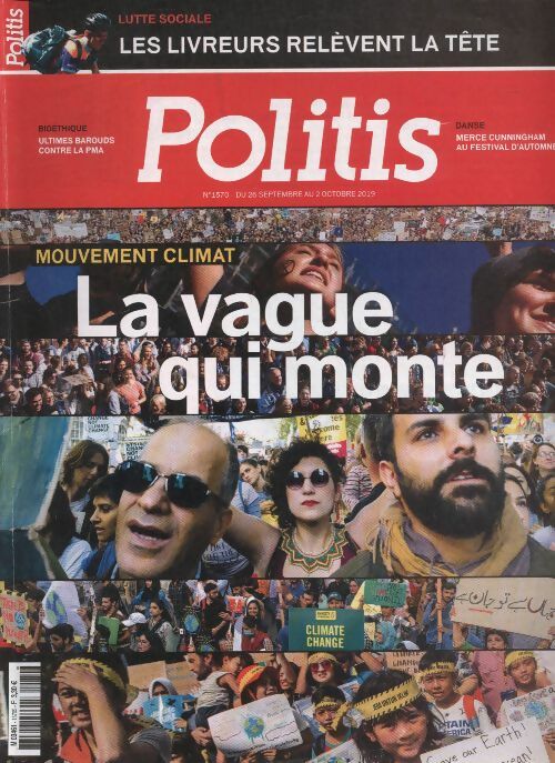 Livrenpoche : Politis n°1570 : Mouvement climat, la vague qui monte - Collectif - Livre