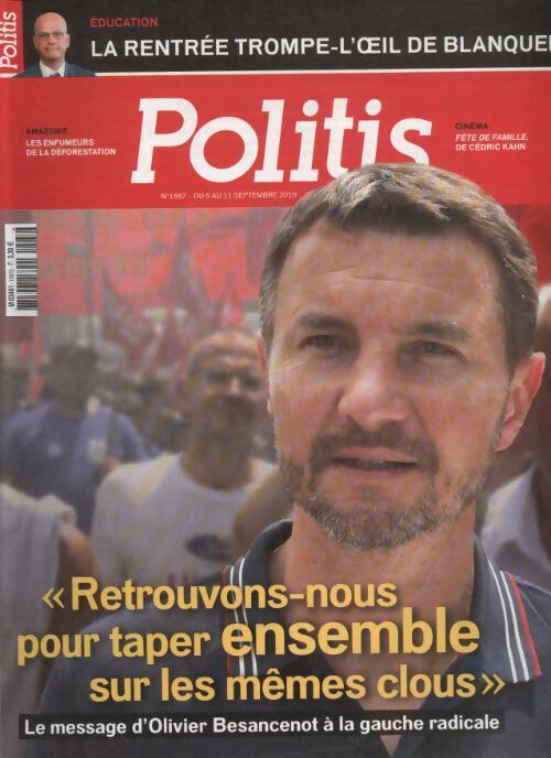 Livrenpoche : Politis n°1567 : "Retrouvons-nous pour taper ensemble sur les même clous" - Collectif - Livre