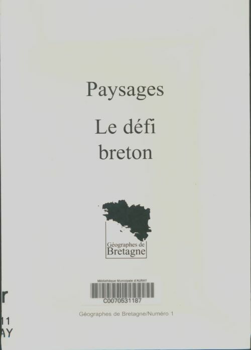 Livrenpoche : Paysages, le défi breton - Collectif - Livre