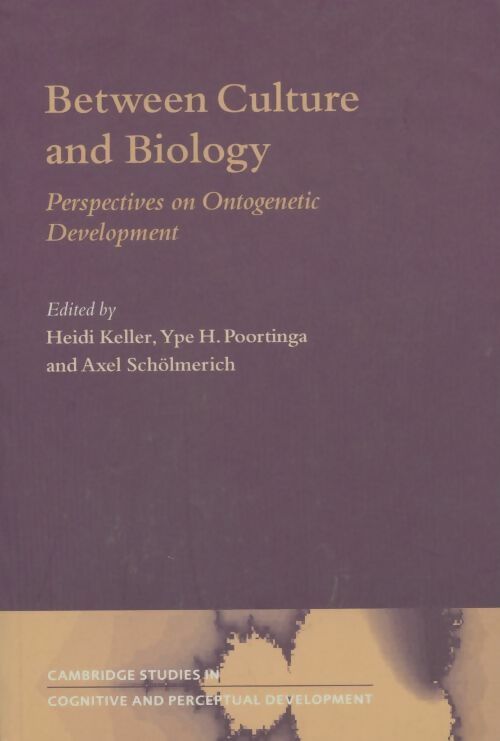 Livrenpoche : Between culture and biology - Collectif - Livre