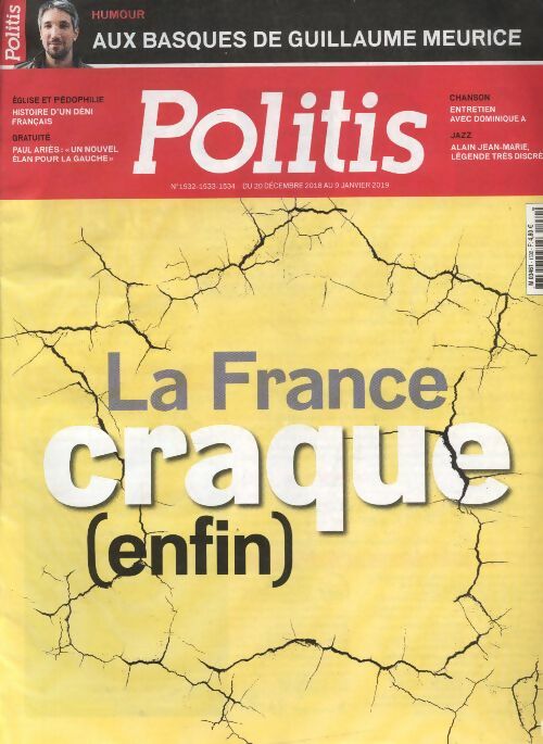 Livrenpoche : Politis n°1532-1533*1534 : La France craque (enfin) - Collectif - Livre