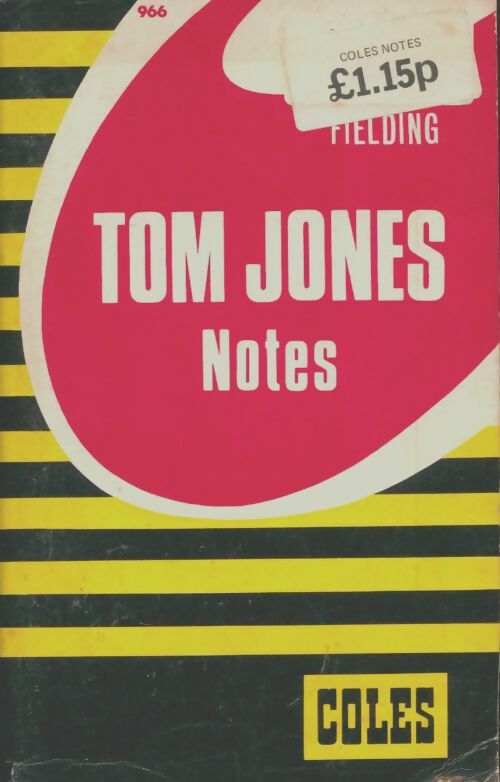 Livrenpoche : Tom Jones : Notes - Robert H Lynn - Livre