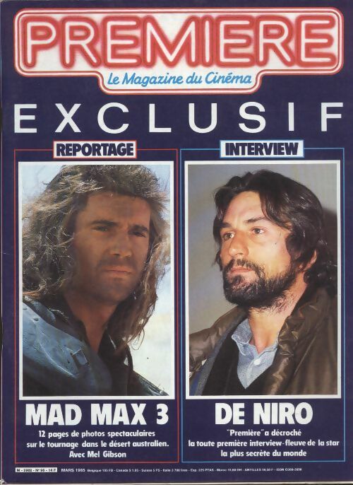 Livrenpoche : Première n°96 : Reportage : Mad Max 3 / Interview : De Niro - Collectif - Livre