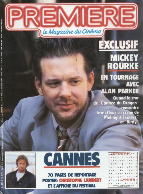 Livrenpoche : Première n°111 : Mickey Rourke en tournage avec Alan Parker - Collectif - Livre