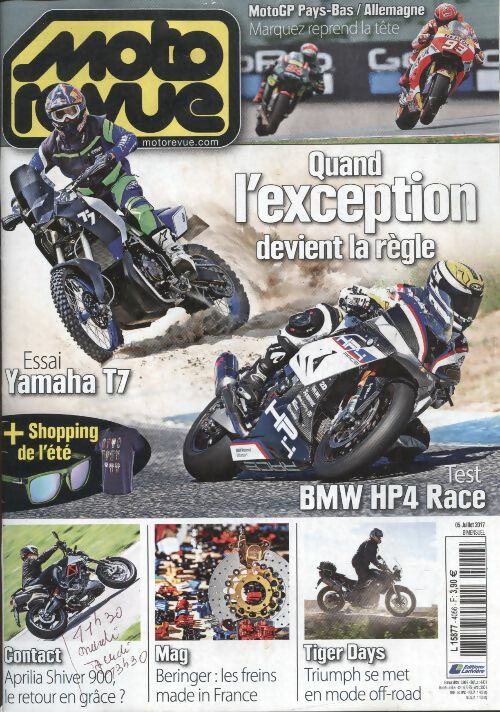 Livrenpoche : Moto revue n°4056 : Quand l'exception devient la règle - Collectif - Livre