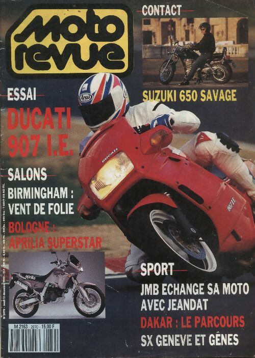 Livrenpoche : Moto revue n°2970 : Essai Ducati 907 I.E - Collectif - Livre