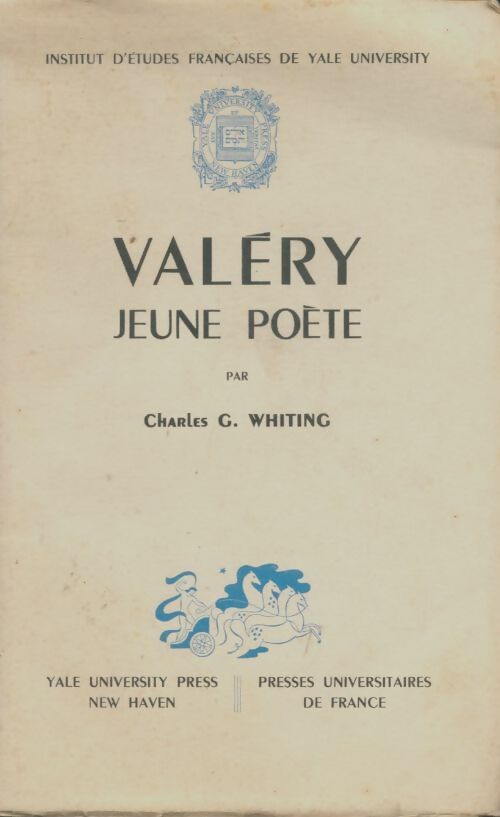 Livrenpoche : Valery jeune poète - Charles G Whiting - Livre