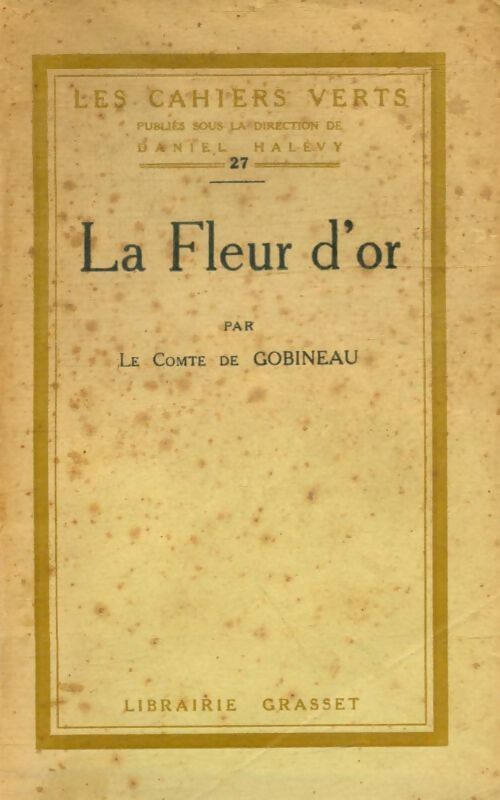 Livrenpoche : La fleur d'or - Comte De Gobineau - Livre
