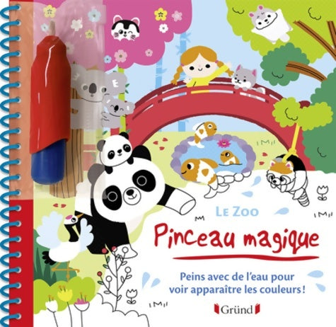Pinceau magique : Le zoo - Clémentine Dérodit -  Pinceau magique - Livre
