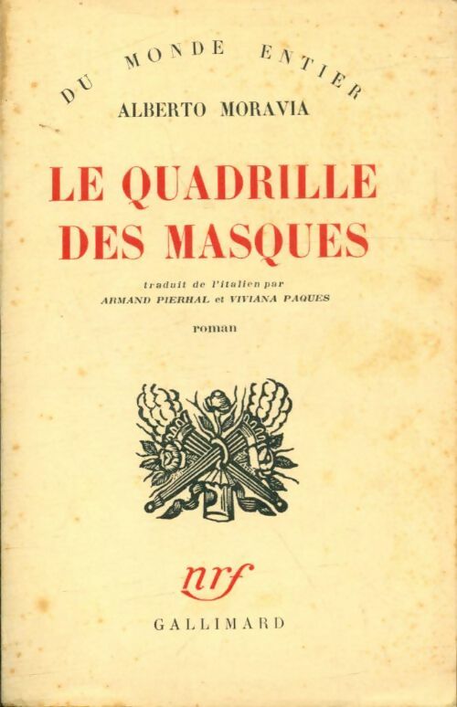 Livrenpoche : Le quadrille des masques - Alberto Moravia - Livre