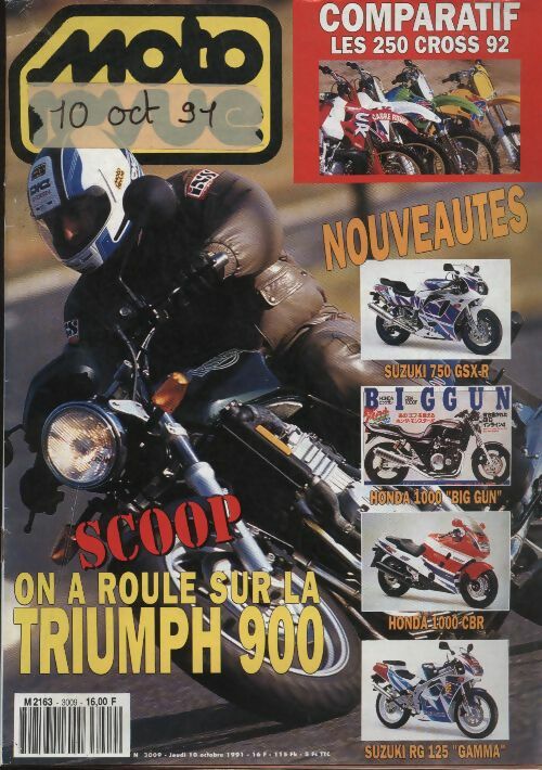 Livrenpoche : Moto revue n°3009 : On a roulé sur la Triumph 900 - Collectif - Livre