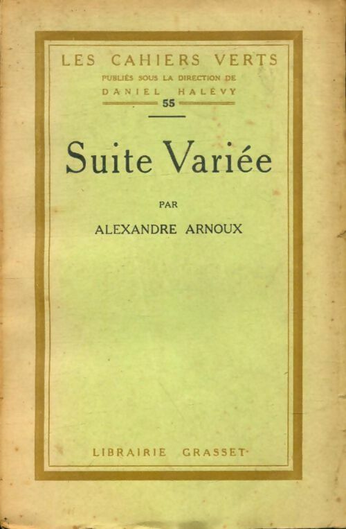 Livrenpoche : Suite variée - Alexandre Arnoux - Livre