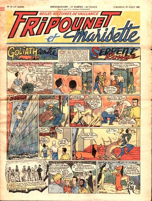 Livrenpoche : Fripounet 15e année n°35 - Collectif - Livre