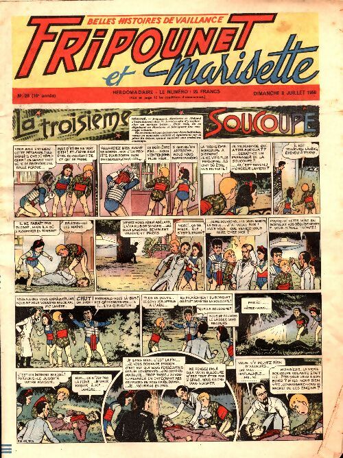 Livrenpoche : Fripounet 16e année n°28 - Collectif - Livre