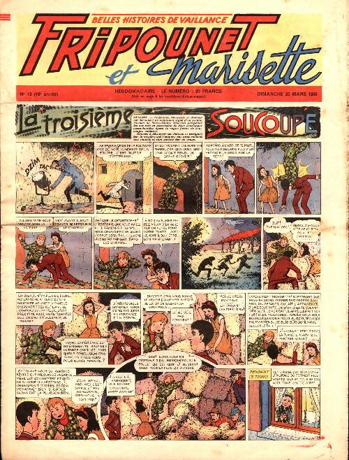 Livrenpoche : Fripounet 16e année n°13 - Collectif - Livre
