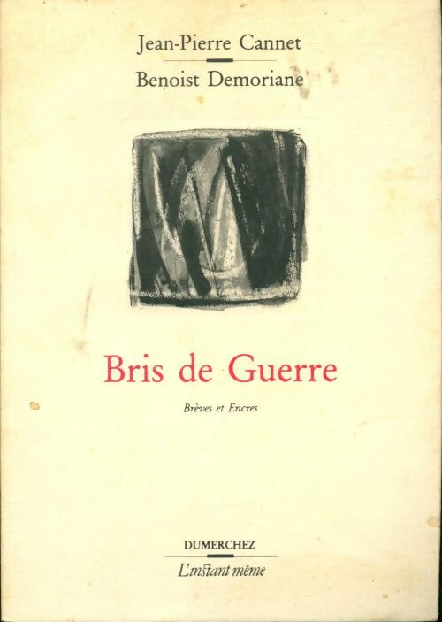 Livrenpoche : Bris de guerre - Jean-Pierre Cannet - Livre