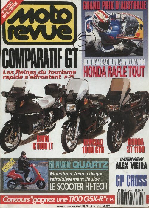 Livrenpoche : Moto revue n°3036 : Comparatif GT - Collectif - Livre