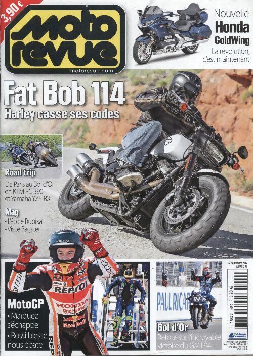 Livrenpoche : Moto revue n°4060 : Fat Bob 114, Harley casse ses codes - Collectif - Livre