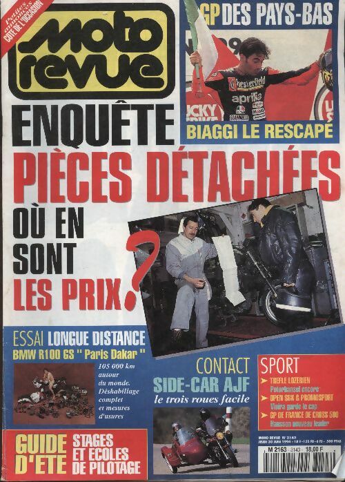 Livrenpoche : Moto revue n°3143 : Enquête pièces détachées où en sont les prix ? - Collectif - Livre