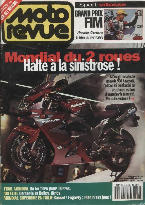Livrenpoche : Moto revue n°3104 : Mondial du 2 roues, halte à la sinistrose ! - Collectif - Livre