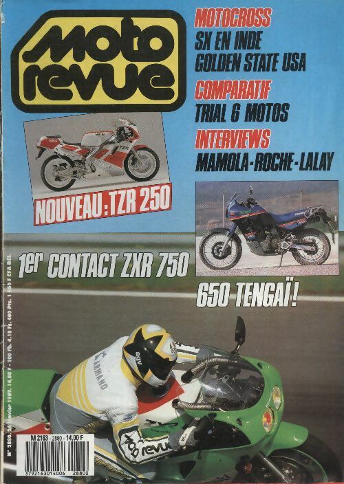 Livrenpoche : Moto revue n°2880 : Nouveau TZR 250 - Collectif - Livre