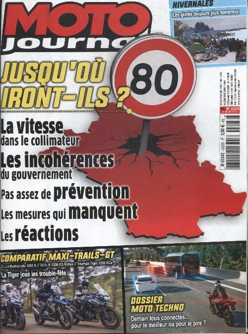 Livrenpoche : Moto Journal n°2223 : 80, jusqu'où iront-ils ? - Collectif - Livre