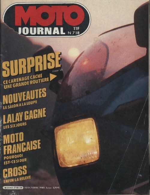 Livrenpoche : Moto Journal n°718 : Surprise, ce carenage cache une grande routière - Collectif - Livre