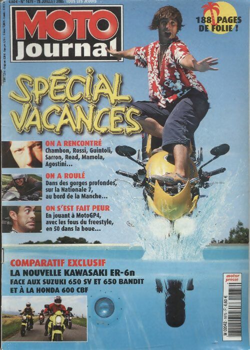 Livrenpoche : Moto Journal n°1675 : Spécial vacances - Collectif - Livre
