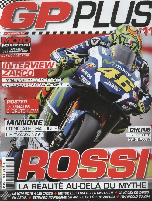 Livrenpoche : GP Plus n°11 : Rossi, la réalité au-delà du mythe - Collectif - Livre