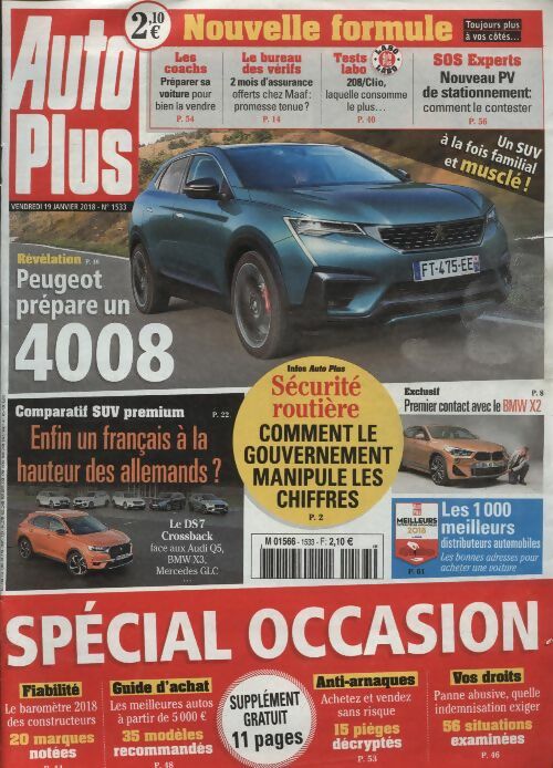 Livrenpoche : Auto Plus n°1533 : Spécial occasion - Collectif - Livre