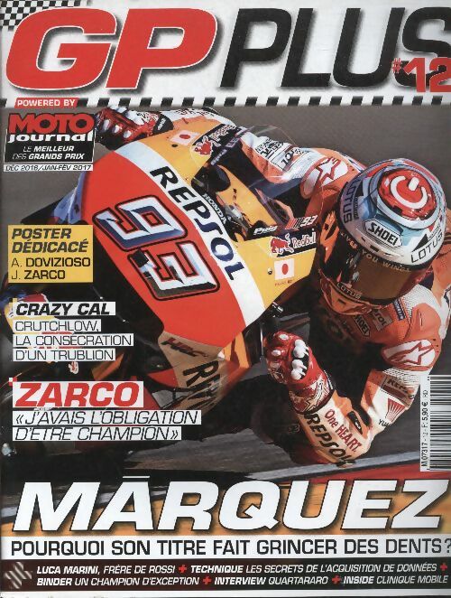 Livrenpoche : GP Plus n°12 : Marquez pourquoi son titre fait grincer des dents - Collectif - Livre