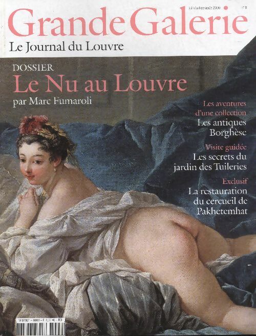 Livrenpoche : Grande Galerie n°8 : Le nu au Louvre - Collectif - Livre