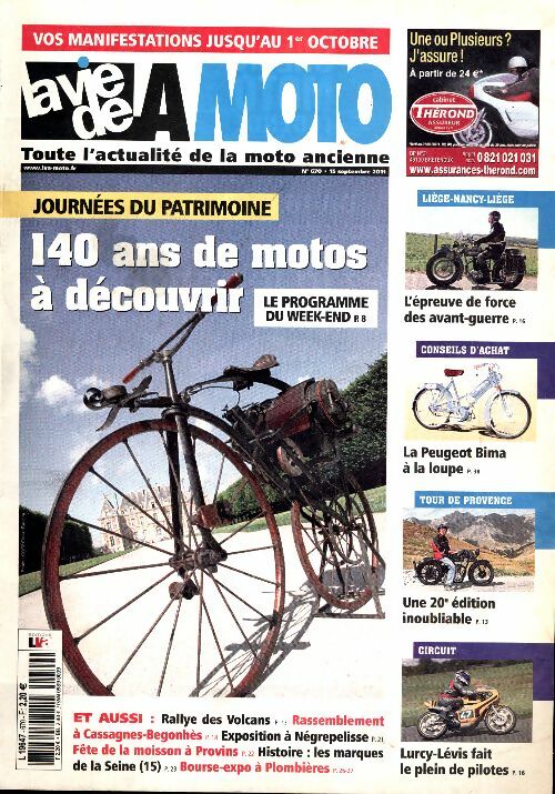 Livrenpoche : La vie de la moto n°670 : 140 ans de motos à découvrir - Collectif - Livre