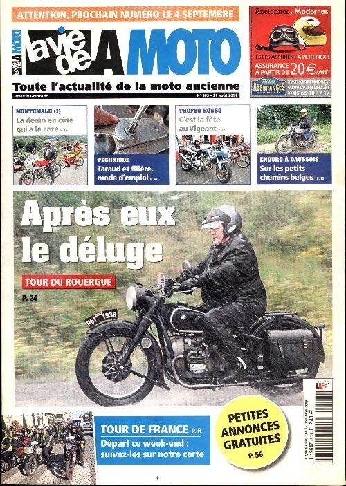 Livrenpoche : La vie de la moto n°803 : Après eux le déluge - Collectif - Livre