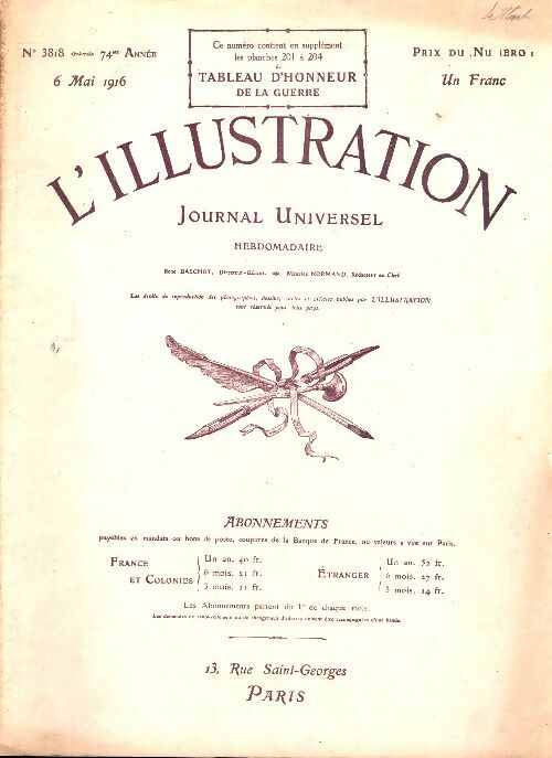 Livrenpoche : L'Illustration n°3818 - Collectif - Livre