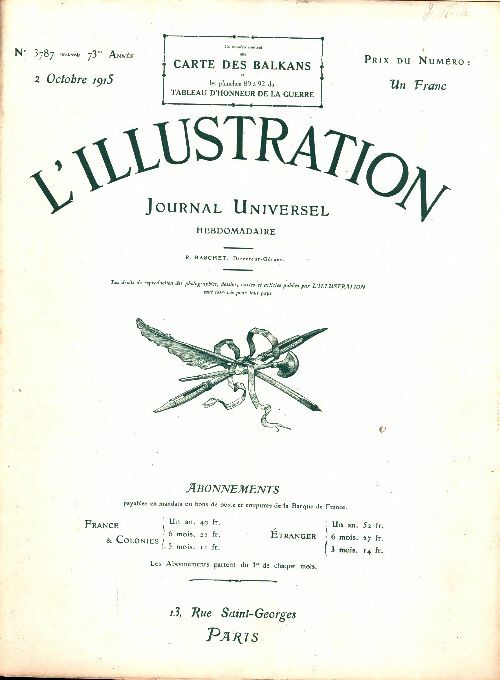 Livrenpoche : L'Illustration n°3787 - Collectif - Livre