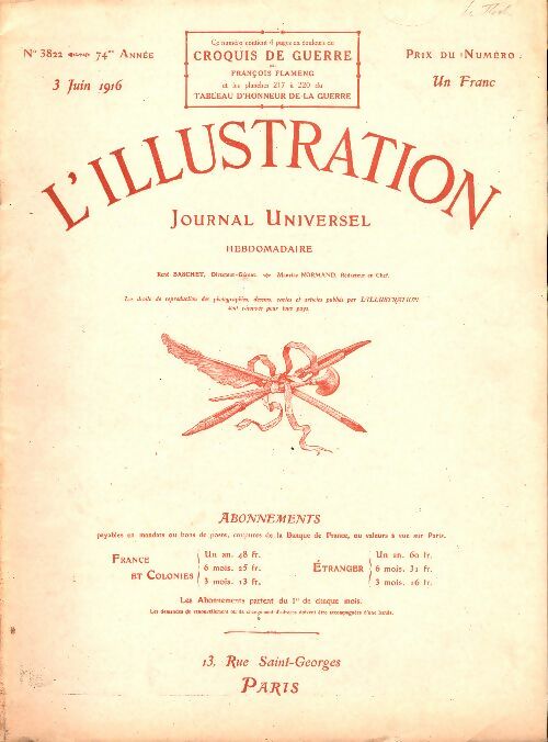 Livrenpoche : L'Illustration n°3822 - Collectif - Livre